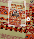 Woodin Tressor Orange Tribal African Print Fabric