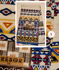 Woodin Tressor Blue Tribal African Print Fabric