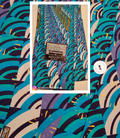 Woodin Acclamation Blue Arches African Print Fabric