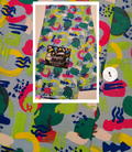 Woodin Graffiti Green Circles African Print Fabric