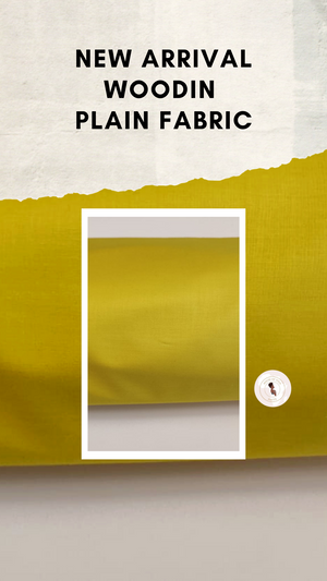 Woodin Solid Yellow Fabric