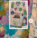 Woodin Declaration White Flower Pattern African Print Fabric