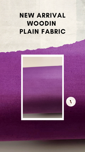 Woodin Solid Purple Fabric