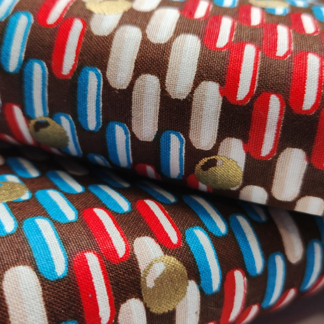 Woodin Bijoux Jelly Bean African Print Fabric