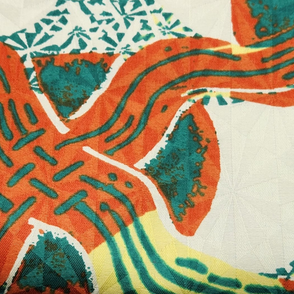 Woodin Just Orange River African Print Fabric