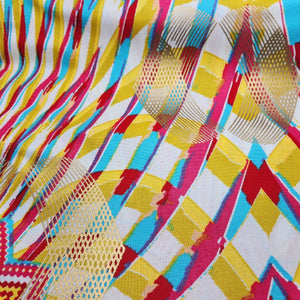 Woodin Eclat Yellow Basket African Print Fabric