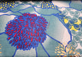 Woodin Finesse Blue Flower Pattern African Print Fabric